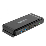 Delock DisplayPort 1,4 KVM Switch, 8K 60 Hz, USB 3.2 Gen 1