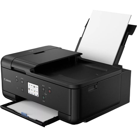 Canon Pixma TR7650 All-in-One-Tintenstrahldrucker mit Faxfunktion (schwarz, USB, WLAN, Kopieren, Scannen, Faxen)