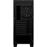 MSI Mag Forge 120A Airflow Midi-Tower-Gehäuse (Schwarz | 2x USB-A | RGB | Gehärtetes Glas)