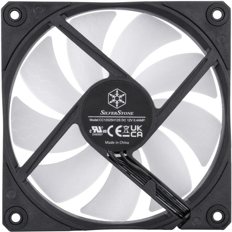 Silverstone Shark Force 120 ArGB Gehäuselüfter (schwarz, 120 x 120 x 25 mm, PWM)