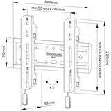 Neomounts von Newstar Select WL30S-850BL12 Flatwandhalterung