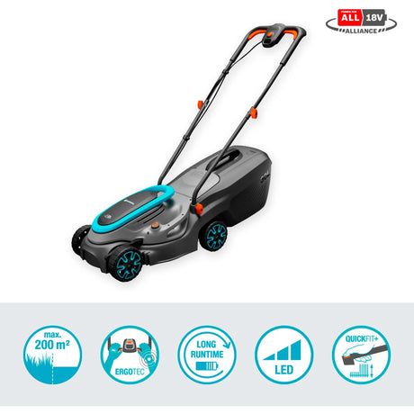 Gardena Powermax 32 18V P4A Read Rasenmäher Akku inkl. Ladegerät 18 V Schnittbreite max. 320 mm