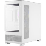 Antec cx500m argb Mini-Tower-Gehäuse (weiß | 2x USB-A | 1x USB-C | gehärtetes Glas)