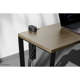 Neomounts ds22-840bl6 Tischsteckdose mit Klemme, 1,4 m, Innenbereich, Typ F, Kunststoff, schwarz, Stromversorgung