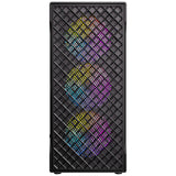 Antec VX320 ArGB Midi-Tower-Gehäuse (schwarz | 3x USB-A | gehärtetes Glas)