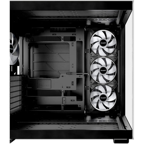 Ruhig sein! Light Base 600 dx Midi-Tower-Gehäuse (schwarz | 2x USB-A | 1x USB-C | RGB | Fenster)