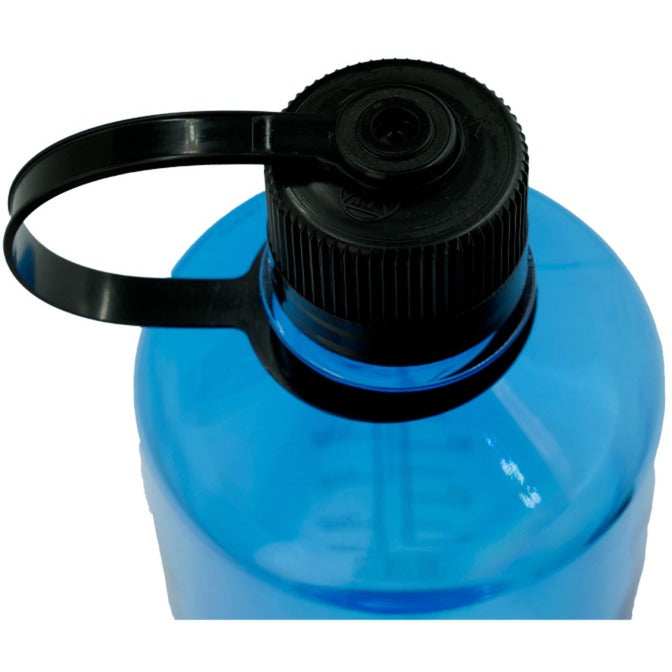 Nalgene Trinkflasche „Narrow Mouth Sustain“ 1 Liter, 32oz (transparent blau)