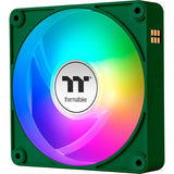 Thermaltake ct120 ex argb sync pc cooling fan racing green (3-fan pack) case fans (groen, 3 stuks, 120 x 120 x 25 mm, pwm)