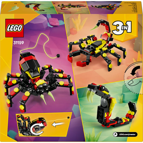 Lego Creator 3in1 Wildtiere: Aufregende Spinne – 31159