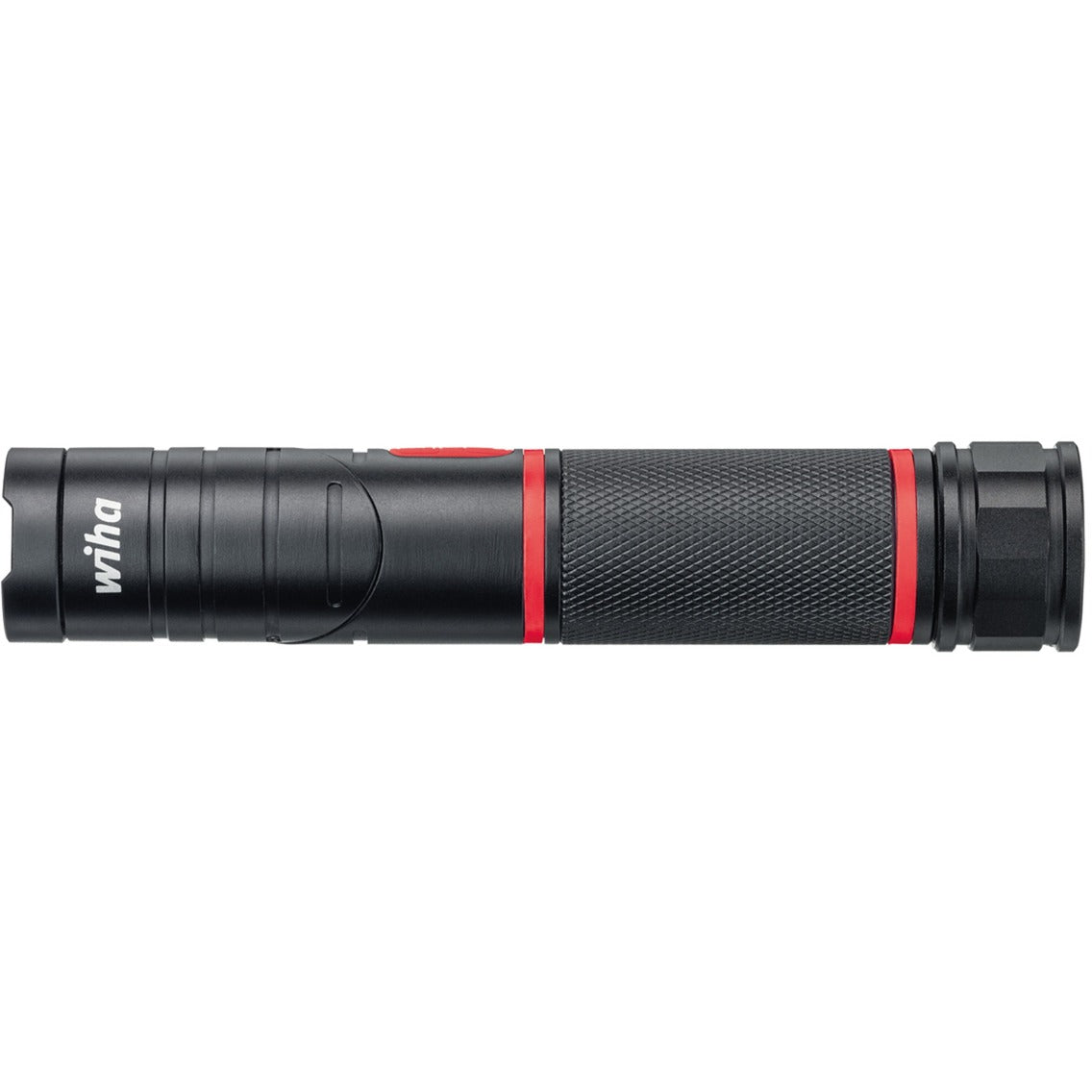 Wiha Taschenlampe mit LED, Laser und UV-Licht (schwarz rot)