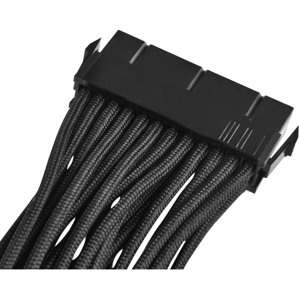Silverstone 24-Pin ATX-Verlängerungskabel (schwarz, 30 Zentimeter, pp07-mbb)