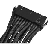 Silverstone 24-Pin ATX-Verlängerungskabel (schwarz, 30 Zentimeter, pp07-mbb)