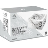 Asus Rog Strix Platinum White Edition modulares 1000-Watt-Netzteil (weiß, 1x 12V-2x6, 4x PCIe)