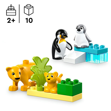 Lego Duplo Town 10442 Wildtierfamilien: Pinguine und Löwen