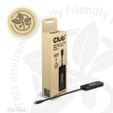 Club 3D USB-C auf Triple HDMI MST Hub 4K60Hz Adapter (Schwarz)
