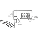ACT Connectivity Laptop Lock mit numerischer Code AC9015
