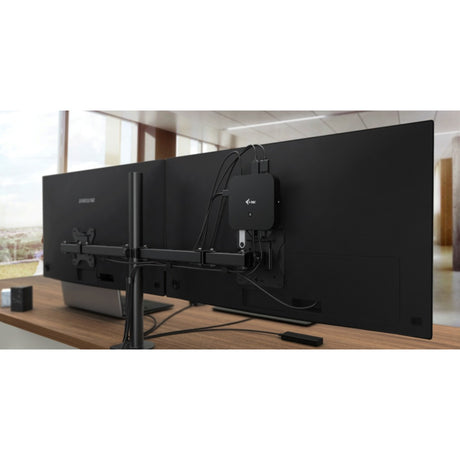 I-tec USB-C HDMI DP Dockingstation mit Stromversorgung 65 W + Universal-Ladegerät 77 W (schwarz)