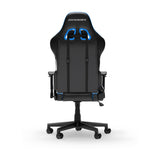 Dxracer prince l black blue pvc leather gamestoel (zwart blauw)