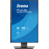 Iiyama prolite xb2495wsu-b1 24.1 monitor (zwart, 100 hz, hdmi, displayport, usb, audio)