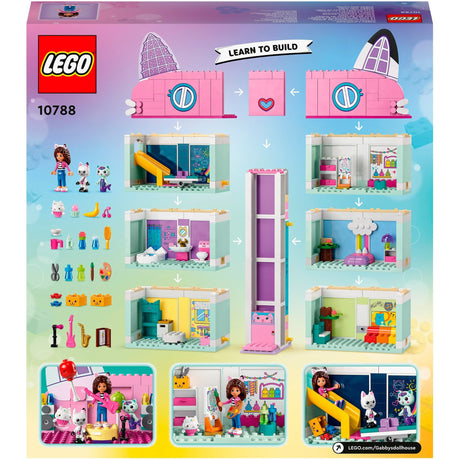 Lego Gabbys Puppenhaus, Gabbys Puppenhaus, Spielzeug, Spielzeug mit 4 Minifiguren und Zubehör für Kinder ab 4 Jahren – 10788