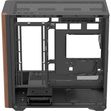 Aerocool b301a Mini-Tower-Gehäuse (schwarz | 1x USB-A | 1x USB-C | RGB)