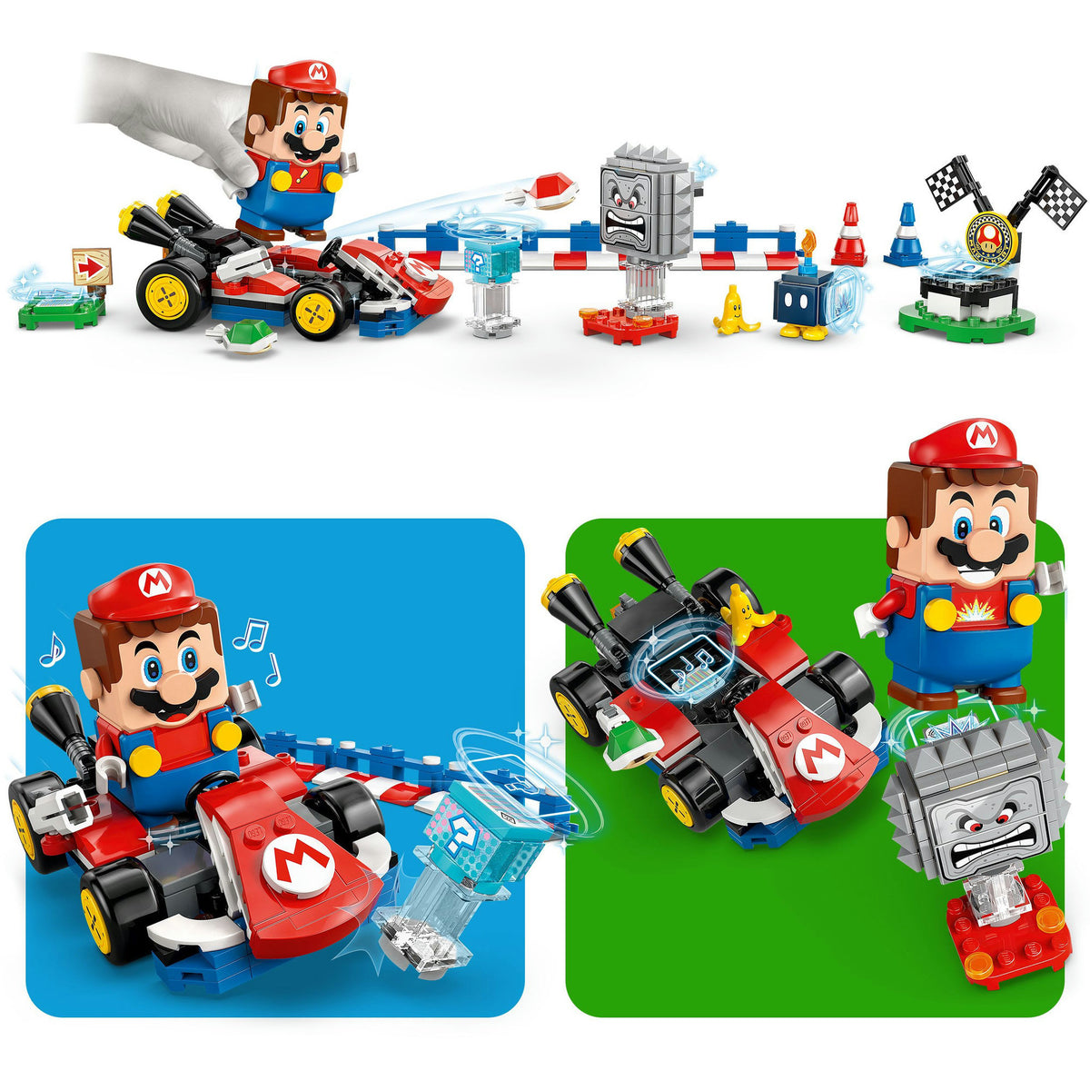 Lego® Super Mario™: Mario Kart™ – Interactive® Mario™ und Standard Kart – 72043