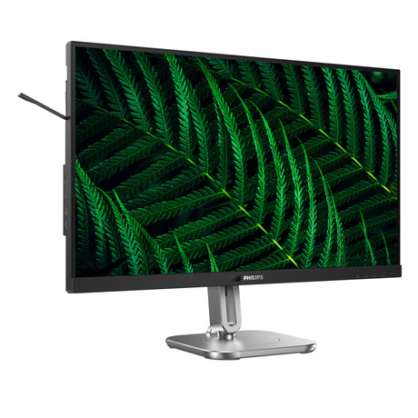 Philips 27b2g5601 27 monitor (zilver zwart, hdmi, displayport, usb, lan, audio)