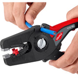 Automatische Abisolierzange von Knipex | Länge 195 mm | 0,08-16 (awg 28-5) mm² | 1 Stück - 12 52 195 - 12 52 195