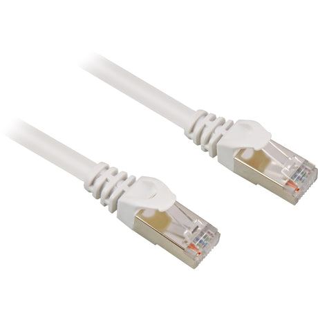 Sharkoon Netzwerkkabel SFTP, RJ-45 mit Cat.6 (weiß, 15 Meter)
