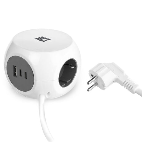 Act Steckdosenleiste AC2420 weiß