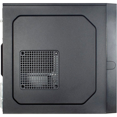 Inter-Tech IT-6505 Reto Mini-Tower-Gehäuse (schwarz | 2x USB-A)