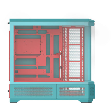 Thermaltake View 600 tg Mint Strawberry Big-Tower-Gehäuse (Mint Berry | 2x USB-A | 1x USB-C | gehärtetes Glas)