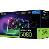 Pny Geforce RTX 5080 Arbb OC Grafikkarte (DLSS 4, 3x Display Port, 1x HDMI 2.1)