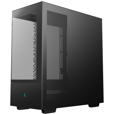 Deepcool ch690 digitales Midi-Tower-Gehäuse (schwarz | 2x USB-A | 1x USB-C | gehärtetes Glas)