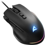 Sharkoon Shark Force III Gaming-Maus (schwarz, 400 – 12.800 dpi, RGB-LEDs)