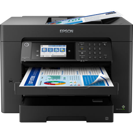 Epson Workforce WF-7840DTWF All-in-One-Tintenstrahldrucker mit Faxfunktion (Scannen, Kopieren, Faxen, LAN, WLAN)