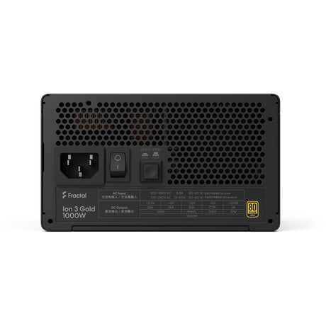 Fractal Design Ion Gold 3 modulares 1000-Watt-Netzteil (schwarz, 1x 12V-2x6, 3x PCIe)