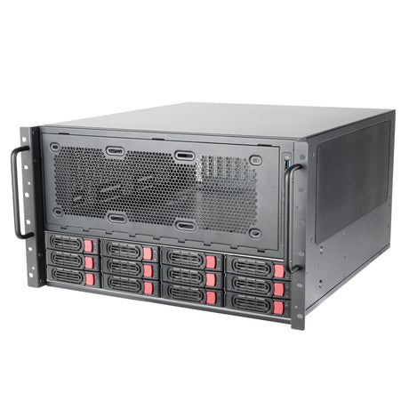 Silverstone rm61-312, Rack, Servergehäuse (schwarz | 6u)