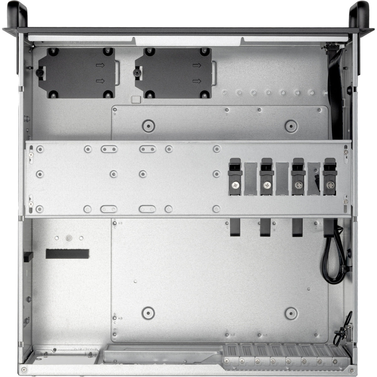 Silverstone RM4A Rackgehäuse (schwarz | 4U | USB-C)