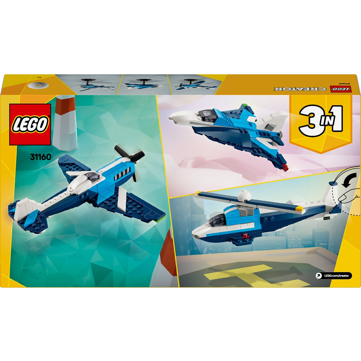 Lego Creator 31160 Luftfahrt: Rennflugzeug