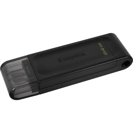 Kingston Data Traveler 70 64 GB USB-Stick (schwarz, dt70 64 GB, USB-C 3.2 Gen 1)