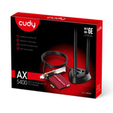 Cudy AX5400 Wi-Fi 6E Bluetooth 5.3 PCI-E-Adapter