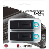 Kingston Datatraveler Exodia 64 GB 2 Pack