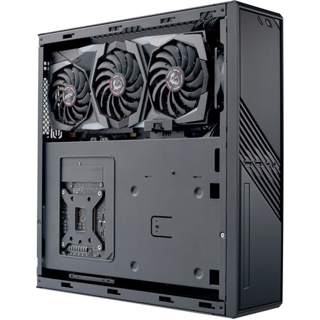 Silverstone Milo 12 Mini-Tower-Gehäuse (schwarz | 2x USB-A | 1x USB-C)