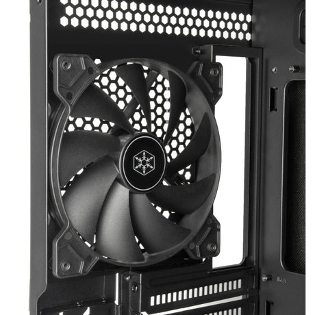 Silverstone Seta Q1 Midi-Tower-Gehäuse (schwarz | 2x USB-A | 1x USB-C)