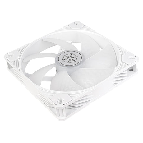 Silverstone Shark Force 140 ArGB Gehäuselüfter (weiß, 140 x 140 x 25 mm, PWM, 4-1 Pin ArGB (5 V LED))