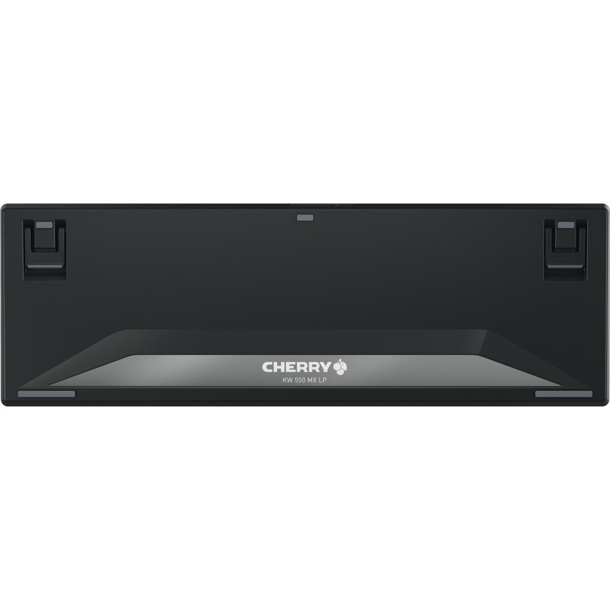 Cherry KW 550 MX LP, Tastatur (Schwarz, US-Layout, MX Low Profile 2.0 Elfenbein, 96 %, weiße LED, PBT-Tastenkappen)