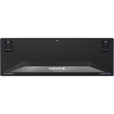 Cherry KW 550 MX LP, Tastatur (Schwarz, US-Layout, MX Low Profile 2.0 Elfenbein, 96 %, weiße LED, PBT-Tastenkappen)