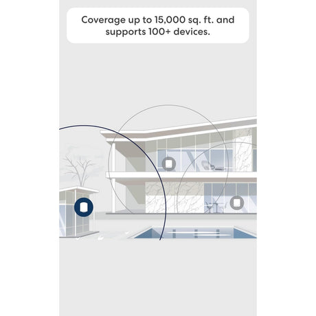 Eero outdoor 7 mesh access point (wit, wi-fi 7, poe+)