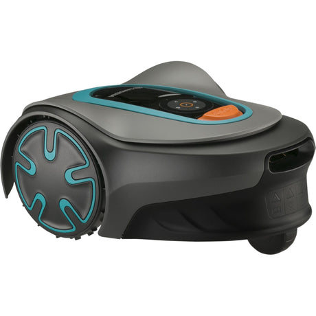 Gardena Mähroboter Sileno Minimo 250 (Grau-Türkis, 250 m², Li-Ionen-Akku + Basisstation inklusive, Bluetooth)